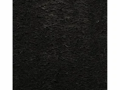 New Alfombra HUARTE de pelo corto suave y lavable en color Ø 120 cm Negro