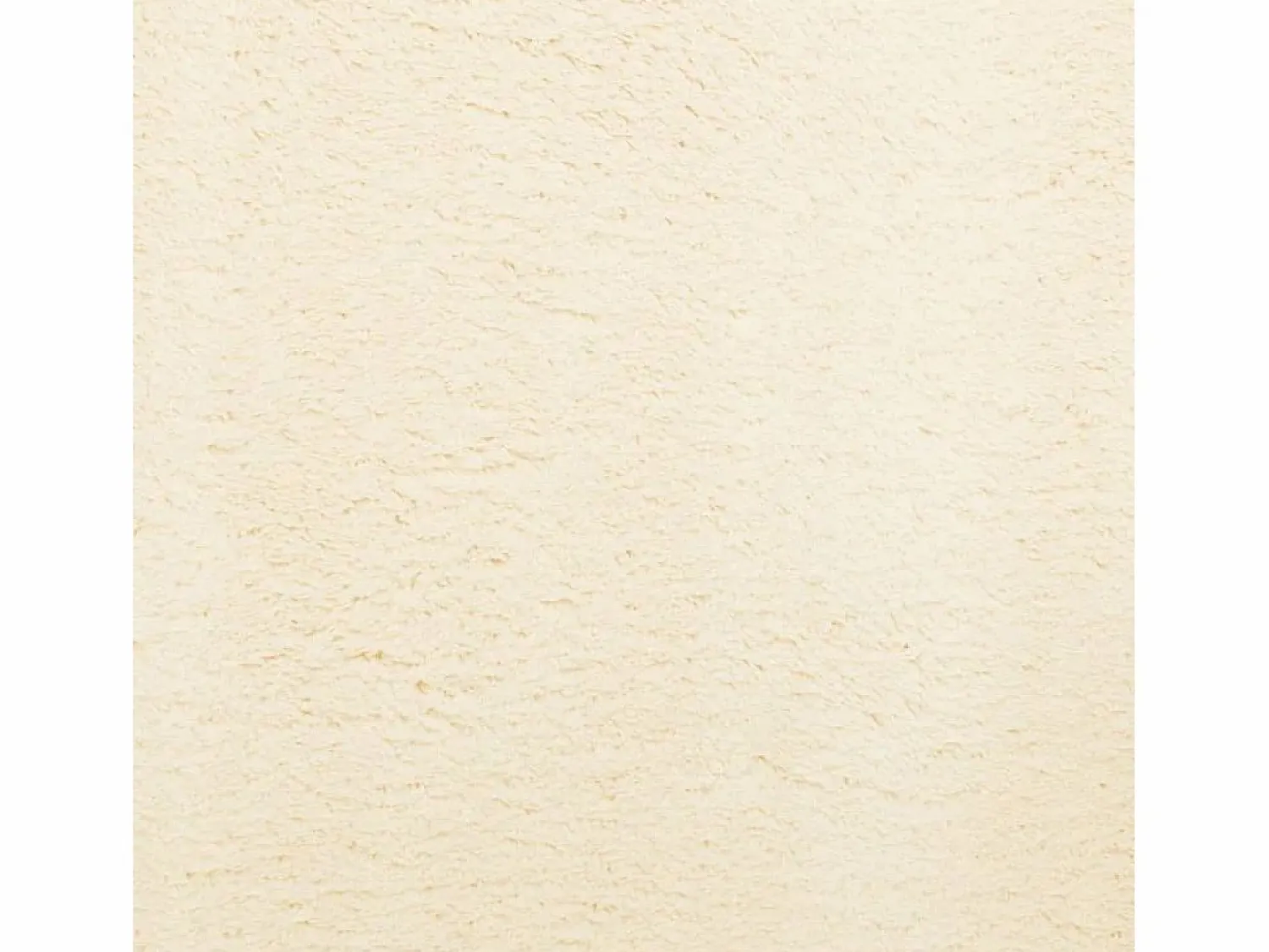 Hot Alfombra HUARTE de pelo corto suave y lavable color crema Ø 120 cm Blanco