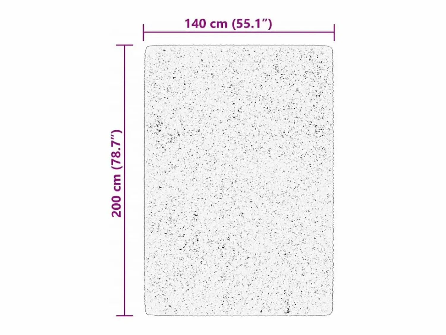 Hot Alfombra HUARTE de pelo corto suave y lavable 140x200 cm Alfombra De Cocina|Alfombra De Cocina