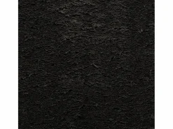 Alfombra HUARTE de pelo corto suave y lavable negra 200x200 cm