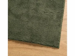 Alfombra HUARTE de pelo corto suave lavable bosque 140x200 cm Verde