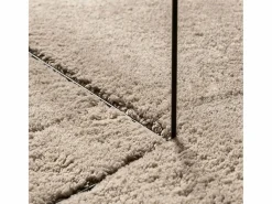 Alfombra HUARTE de pelo corto suave y lavable arena 160x230 cm