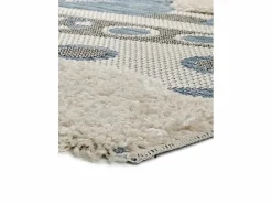 Clearance Alfombra interior - infantil barco - - 115 x 170 cm - CHINKY Azul
