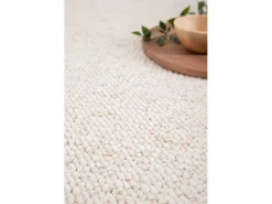 Outlet Alfombra interior - liso - - 120 x 170 cm - PETRA Blanco