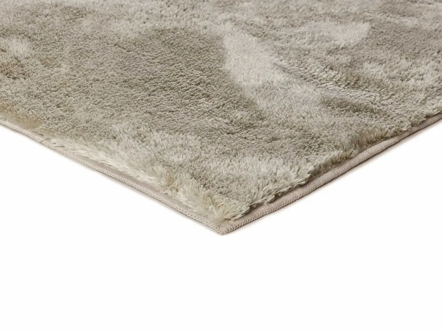 Alfombra interior - shaggy liso - piedra - 80 x 150 cm - ROMA