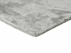 Hot Alfombra interior - shaggy liso - plata - 160 x 230 cm - ROMA Alfombra Infantil