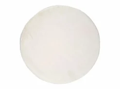 Clearance Alfombra interior redonda - shaggy uni - - diam.120 cm - FOX Blanco