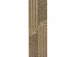 the carpet Alfombra Kansas Exterior Interior Aspecto Yute diseño Resistente intemperie - Naturaleza - 80 x 250 cm