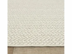 Online the carpet Alfombra Kansas Exterior Interior Aspecto Yute Resistente intemperie liso - - 200 x 290 cm Crema