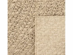 Best the carpet Alfombra Kansas Exterior Interior Aspecto Yute Resistente intemperie - Naturaleza - 60 x 90 cm Color natural claro