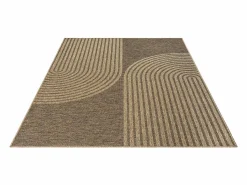 Best the carpet Alfombra Kansas Exterior Interior Aspecto Yute diseño Resistente intemperie - Naturaleza - 200 x 290 cm Color natural claro