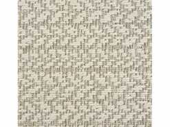 Outlet the carpet Alfombra Kansas Exterior Interior Aspecto Yute Resistente intemperie liso - - 80 x 150 cm Crema