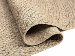 Online the carpet Alfombra Kansas Exterior Interior Aspecto Yute Resistente intemperie - Naturaleza - 60 x 180 cm Color natural claro