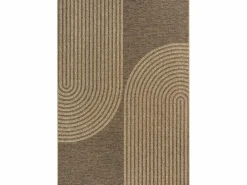 the carpet Alfombra Kansas Exterior Interior Aspecto Yute diseño Resistente intemperie - Naturaleza - 240 x 340 cm