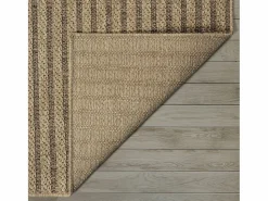 the carpet Alfombra Kansas Exterior Interior Aspecto Yute diseño Resistente intemperie - Naturaleza - 240 x 340 cm