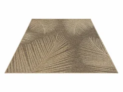 Outlet the carpet Alfombra Kansas Exterior Interior Aspecto Yute Palma Resistente intemperie - Naturaleza - 240 x 340 cm Color natural claro