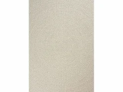 Hot the carpet Alfombra Kansas Exterior Interior Aspecto Yute Resistente intemperie - - 80 x 250 cm Crema