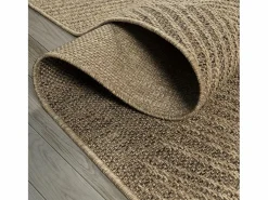 the carpet Alfombra Kansas Exterior Interior Aspecto Yute Palma Resistente intemperie - Naturaleza - 80 x 150 cm