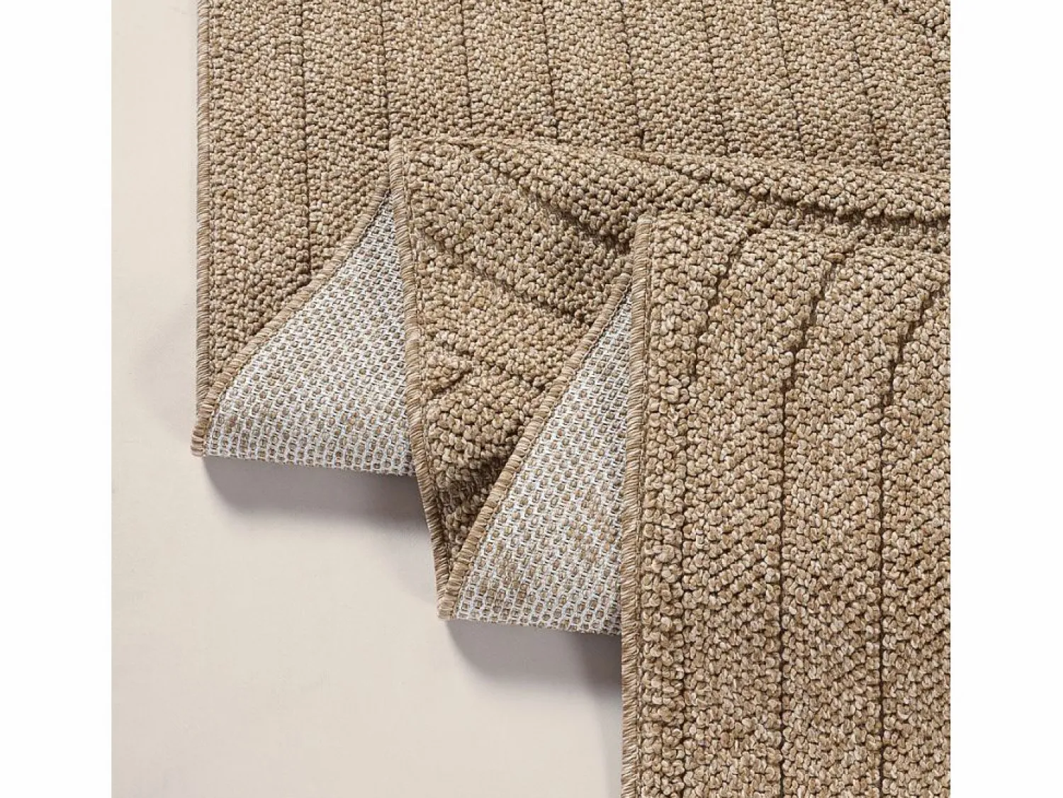 Clearance the carpet Alfombra Kos exterior moderna arcos, Naturaleza, 80 x 150 cm Beige