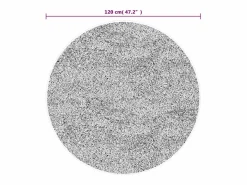 Clicnbuy Alfombra lavable antideslizante Ø 120 cm