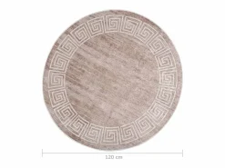 Online Clicnbuy Alfombra lavable antideslizante f120 cm Beige