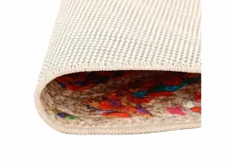 Clicnbuy Alfombra lavable antideslizante Ø 120 cm