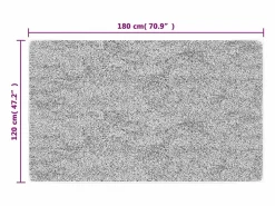 Alfombra lavable 120x180 cm antideslizante