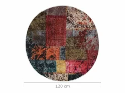 Best Clicnbuy Alfombra lavable patchwork antideslizante f120 cm Multicolor