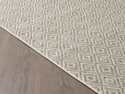 Best Alfombra Maldive Exterior Boho Diamante, Marrón, 80 x 250 cm Alfombra De Exterior|Decoración De Jardín