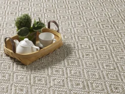 Discount Alfombra Maldive Exterior Boho Diamante, Marrón, 140 x 200 cm Alfombra De Exterior|Decoración De Jardín
