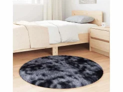 Alfombra NAVARRA Shaggy Oscuro 100x100 cm
