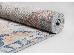 Clearance the carpet Alfombra Palma Exterior Ornamento, Multi, 120 cm, redondo Multicolor