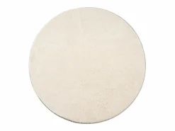 the carpet Alfombra pelo corto lavable antideslizante - - 200 cm Redondo - RELAX Beige