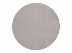 Clearance Alfombra pelo corto lavable antideslizante - arena - 200 cm Redondo - RELAX Alfombra Redonda