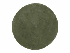 Alfombra pelo corto suave lavable HUARTE bosque Ø 100 cm ES91361 Verde