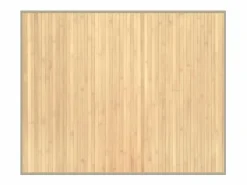 Hot Alfombra rectangular de bambú natural claro 80x100 cm Beige