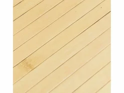 Clearance Alfombra rectangular de bambú natural claro 70x100 cm Color natural oscuro