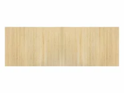Best Alfombra rectangular de bambú natural claro 70x200 cm Beige