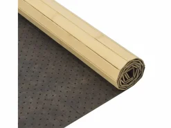 Best Alfombra rectangular de bambú natural claro 70x200 cm Beige