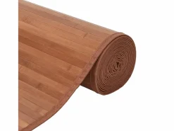 Sale Alfombra rectangular marrón 70x500 cm bambú Alfombra De Cocina|Alfombra De Cocina