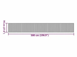 Sale Alfombra rectangular marrón 70x500 cm bambú Alfombra De Cocina|Alfombra De Cocina