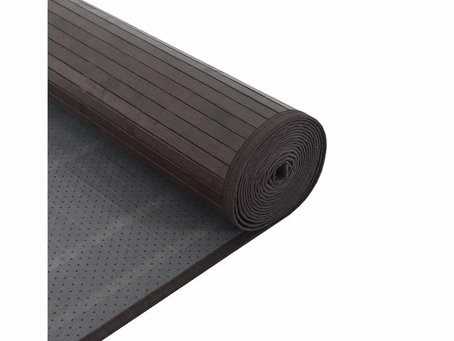 Alfombra rectangular marrón oscuro 100x200 cm bambú Alfombra De Cocina|Alfombra De Cocina