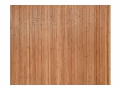 Alfombra rectangular natural de bambú 80x100 cm
