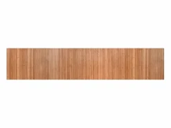 Clearance Alfombra rectangular natural de bambú 60x300 cm Marru00f3n