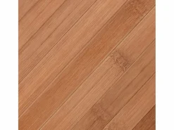 Clearance Alfombra rectangular natural de bambú 60x300 cm Marru00f3n