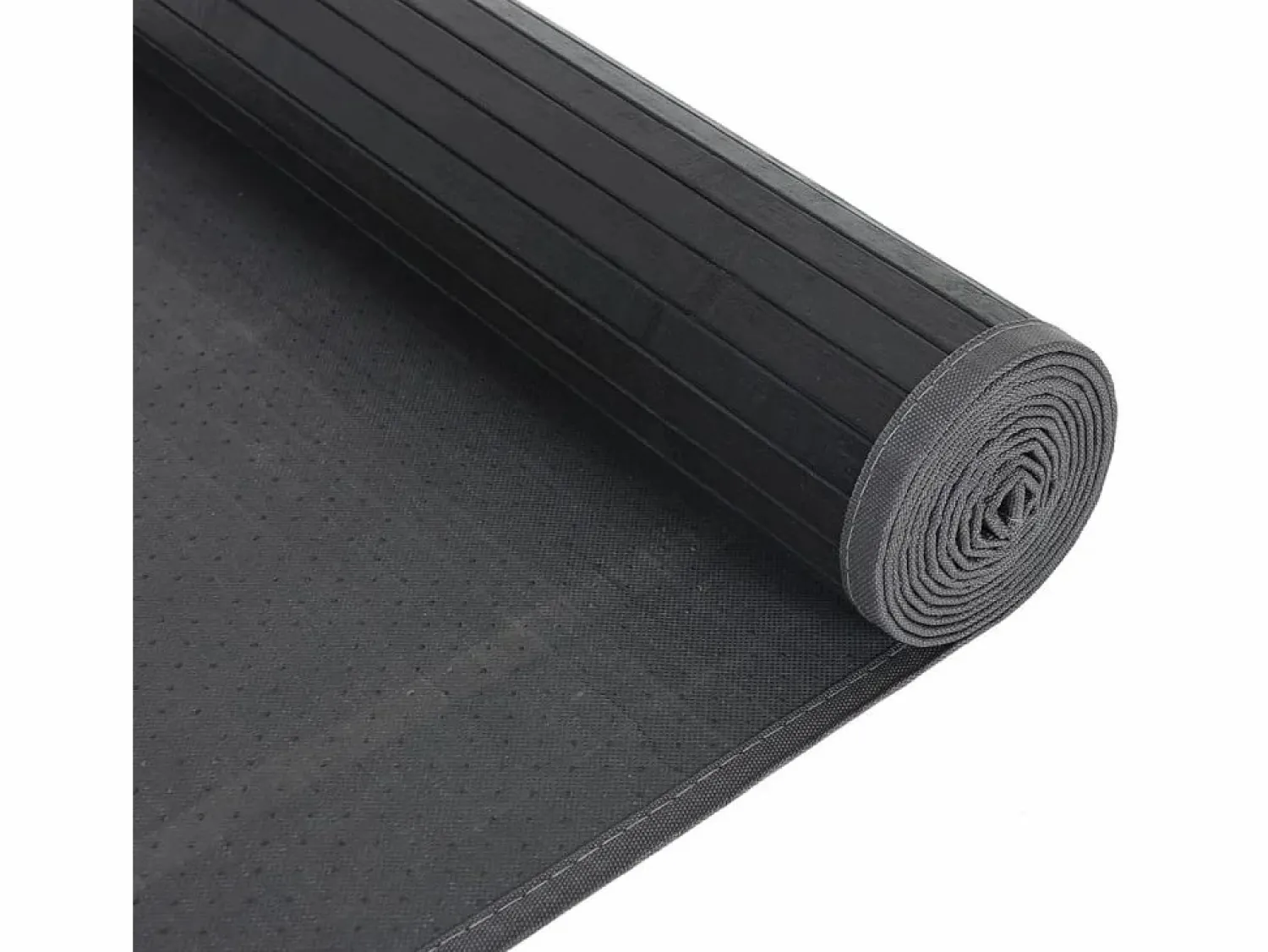 Sale Alfombra rectangular negra de bambú 80x200 cm Alfombra De Cocina|Alfombra De Cocina