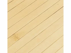 Discount Clicnbuy Alfombra redonda bambú color natural claro 60 cm Beige