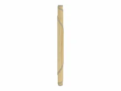 Clicnbuy Alfombra redonda bambú color natural claro 80 cm
