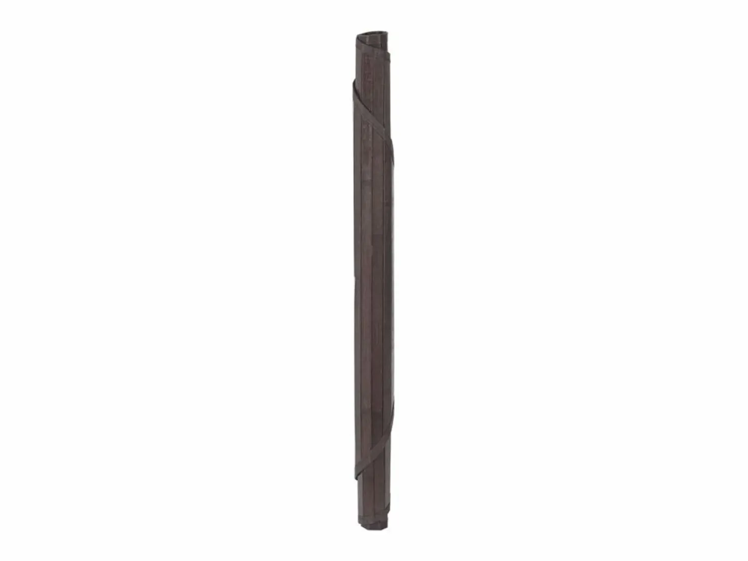 New Clicnbuy Alfombra redonda bambú marrón oscuro 60 cm Marru00f3n