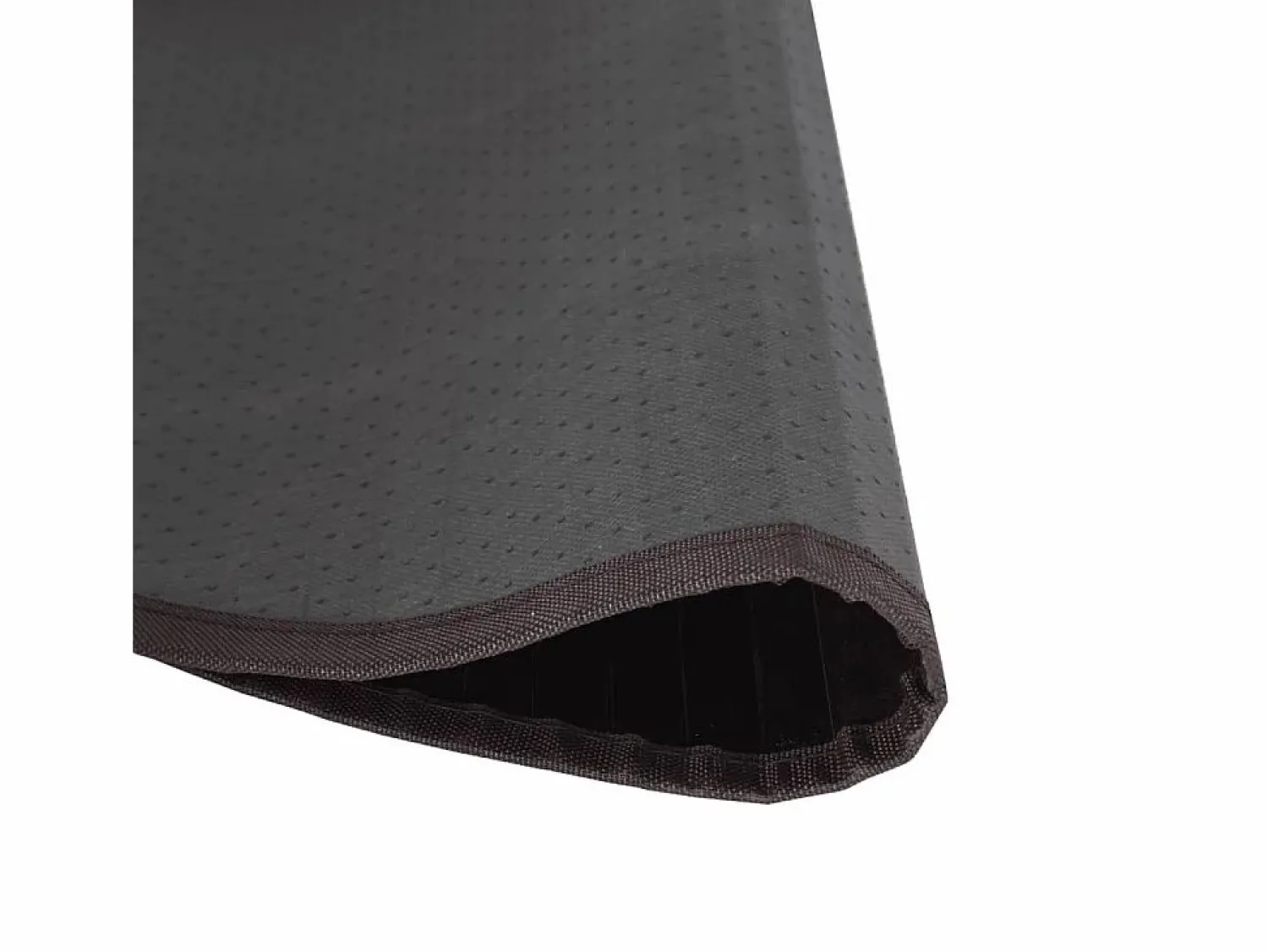New Clicnbuy Alfombra redonda bambú marrón oscuro 60 cm Marru00f3n